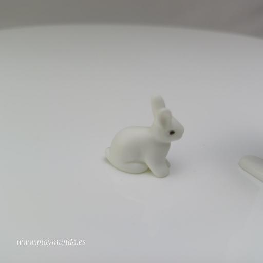 PLAYMOBIL  CONEJO BLANCO ANIMALES [1]