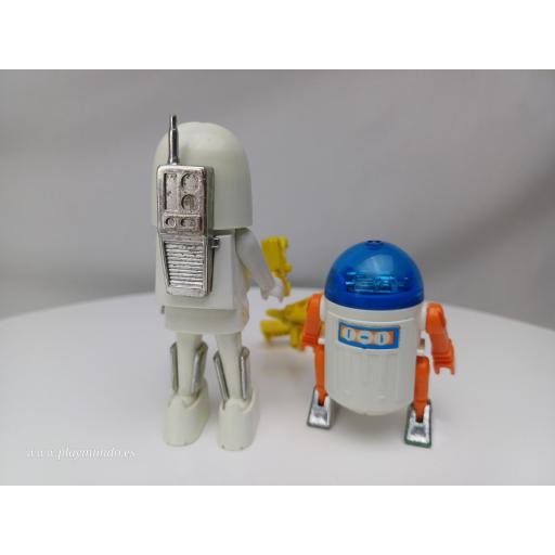 PLAYMOBIL 3591 ROBOT Y ASTRONAUTA PLAYMOSPACE (AÑO 1981)  [0]