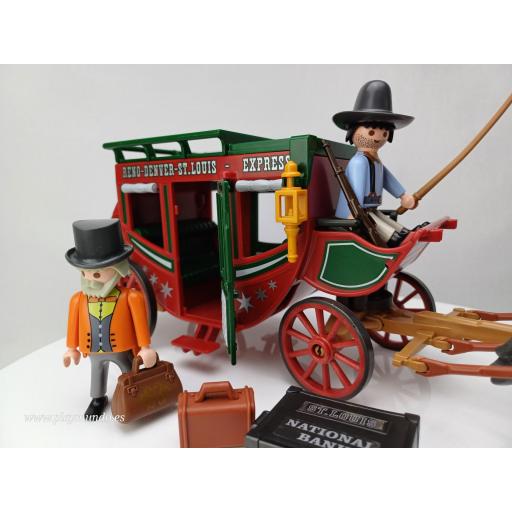 PLAYMOBIL 4399  DILIGENCIA OESTE WESTERN (AÑO 2014) [0]