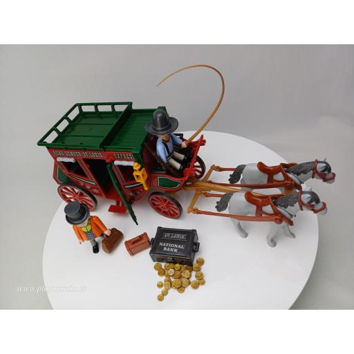 PLAYMOBIL 4399  DILIGENCIA OESTE WESTERN (AÑO 2014) [3]