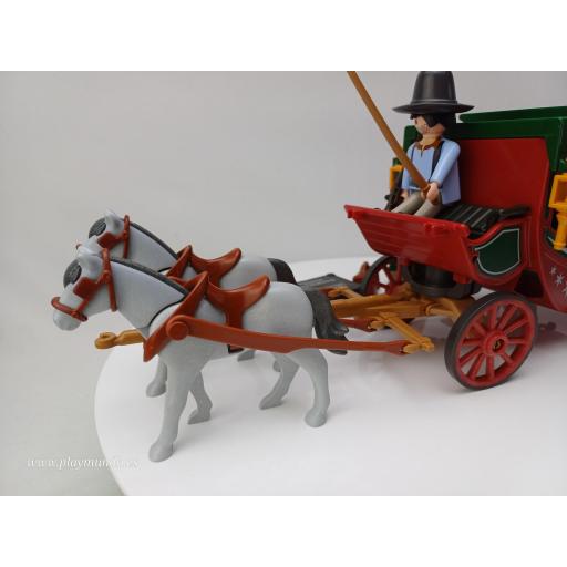 PLAYMOBIL 4399  DILIGENCIA OESTE WESTERN (AÑO 2014) [2]