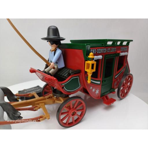 PLAYMOBIL 4399  DILIGENCIA OESTE WESTERN (AÑO 2014) [4]