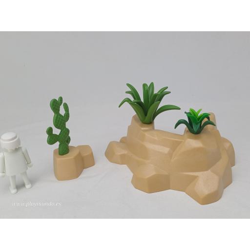 PLAYMOBIL ROCAS CON VEGETACION MOD017 [0]