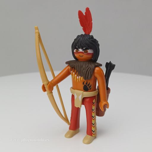PLAYMOBIL MUÑECO CLICK  INDIO WESTERN MOD020
