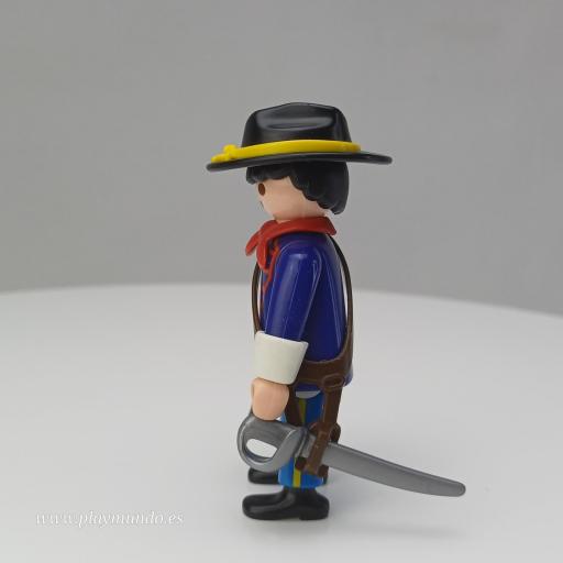 PLAYMOBIL CAPITAN SOLDADO OESTE WESTERN MOD215 [1]