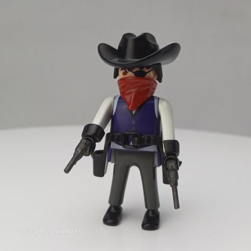 PLAYMOBIL  OESTE WESTERN VAQUERO BANDIDO  MOD035