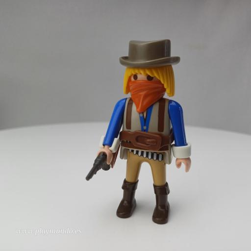 PLAYMOBIL  OESTE WESTERN VAQUERO BANDIDO  MOD036