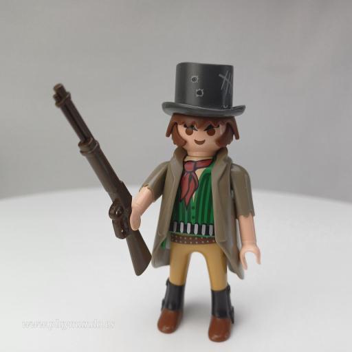 PLAYMOBIL  OESTE WESTERN VAQUERO BANDIDO  MOD038