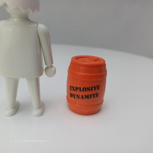 PLAYMOBIL BARRIL NARANJA DINAMITA OESTE MEDIEVAL PIRATA mod0158 [0]