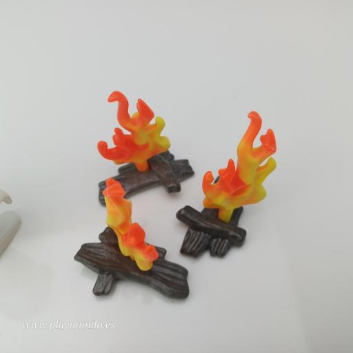 PLAYMOBIL MADERAS CON FUEGO  