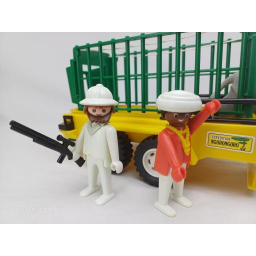 PLAYMOBIL 3529 REMOLQUE RINOCERONTE EXPEDICION NGORONGORO  SABANA (1980 ) [1]