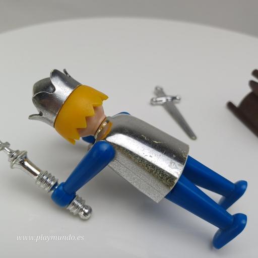 PLAYMOBIL 3331  REY MEDIEVAL (Corona versión 2 - año 1976 ) [3]
