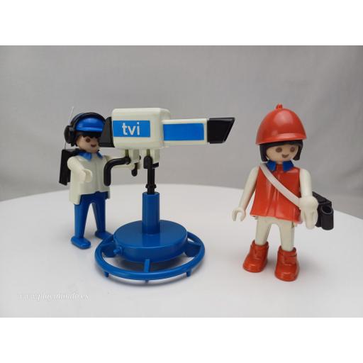 PLAYMOBIL 3571 REPORTERA CON CAMARA  (AÑO 1979 - 1985)
