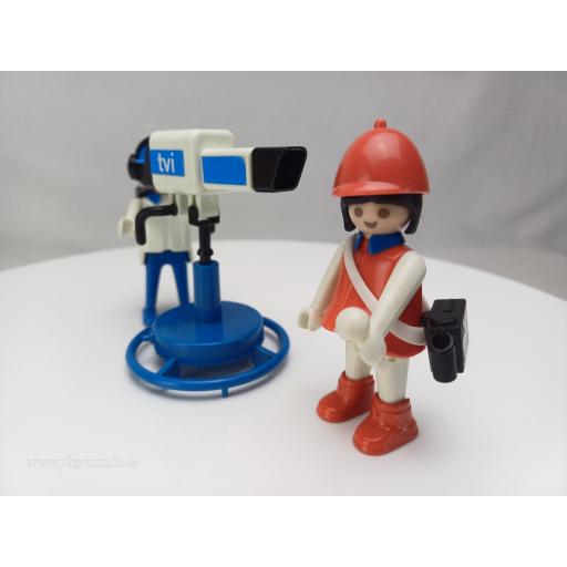PLAYMOBIL 3571 REPORTERA CON CAMARA  (AÑO 1979 - 1985) [0]