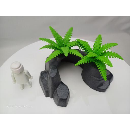 PLAYMOBIL ROCAS CON VEGETACION MOD022 [1]