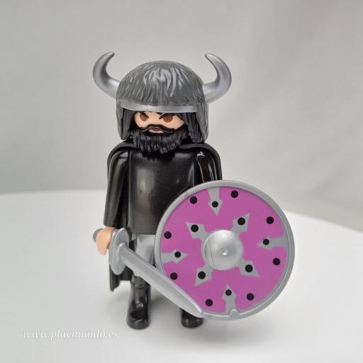 PLAYMOBIL GUERRERO CABALLERO MEDIEVAL MUÑECO CLICK  MOD1002