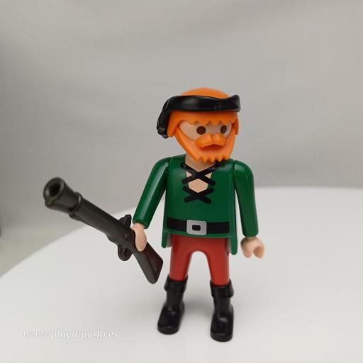 PLAYMOBIL MUÑECO CLICK CAPITAN PIRATA DE LA REF 3174 