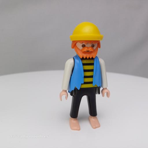 PLAYMOBIL  PIRATA NAUFRAGO DE LA REF. 3736