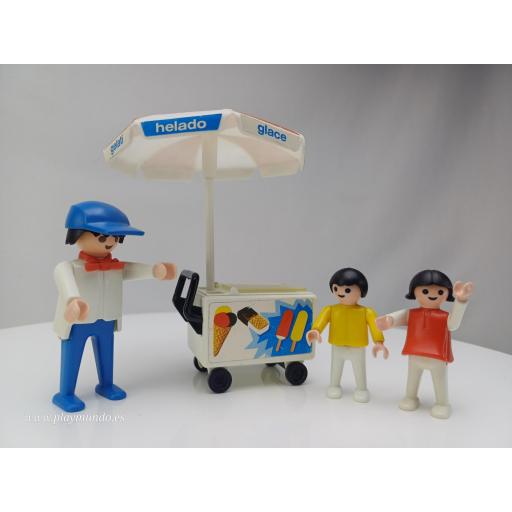 PLAYMOBIL 3563 CARRITO HELADOS (AÑO 1983 - 1992)