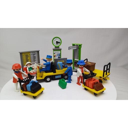 PLAYMOBIL 4202 ESTACION CON VIAJEROS (AÑO 1987 - 1995)