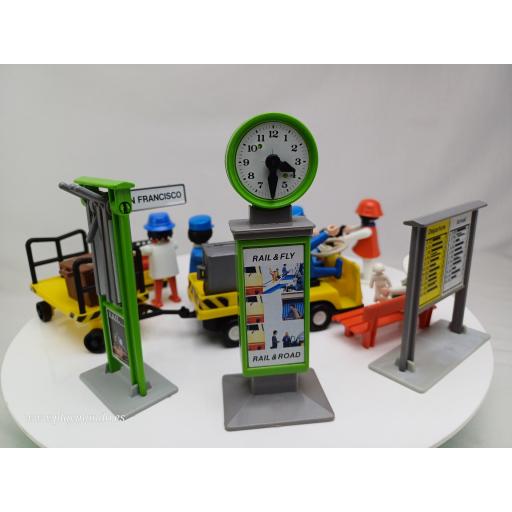 PLAYMOBIL 4202 ESTACION CON VIAJEROS (AÑO 1987 - 1995) [6]