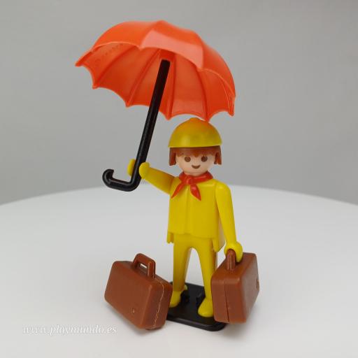 PLAYMOBIL 3322 HOMBRE CON PARAGUAS (AÑO 1976)