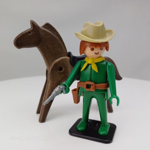 PLAYMOBIL 3342  VAQUERO OESTE WESTERN (AÑO 1975 - 1980)