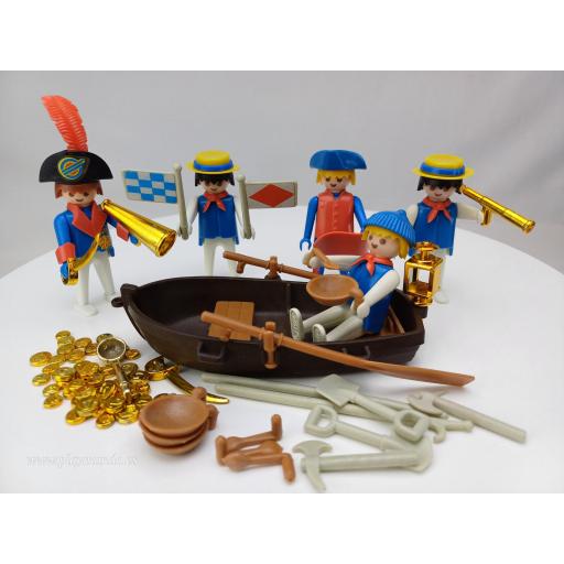 PLAYMOBIL 3546 TRIPULACION PIRATA ( AÑO 1978 - 1984)