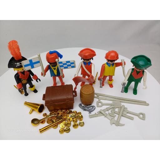 PLAYMOBIL 3542 TRIPULACION PIRATA (AÑO 1978 - 1981) [0]