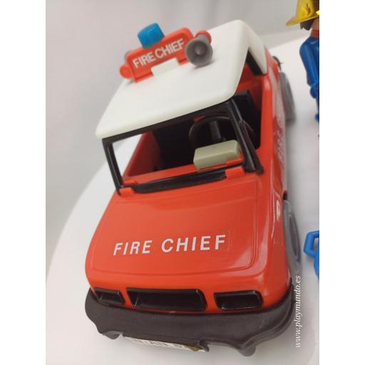 PLAYMOBIL 3216 COCHE DE BOMBEROS - FIRE CHIEF (AÑO 1977 - 1980) [1]