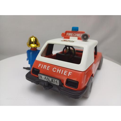PLAYMOBIL 3216 COCHE DE BOMBEROS - FIRE CHIEF (AÑO 1977 - 1980) [3]