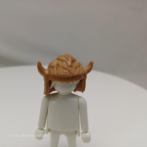 PLAYMOBIL GORRO INDIO BISONTE CHAMAN, PRIMERA EPOCA