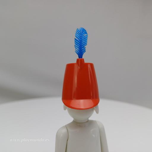 PLAYMOBIL SOMBRERO ROJO SOLDADOS  [2]
