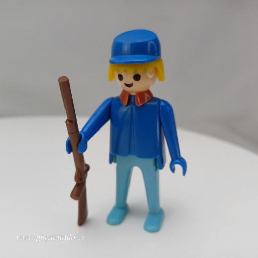 PLAYMOBIL SOLDADO OESTE WESTERN MOD218 (PRIMERA EPOCA)