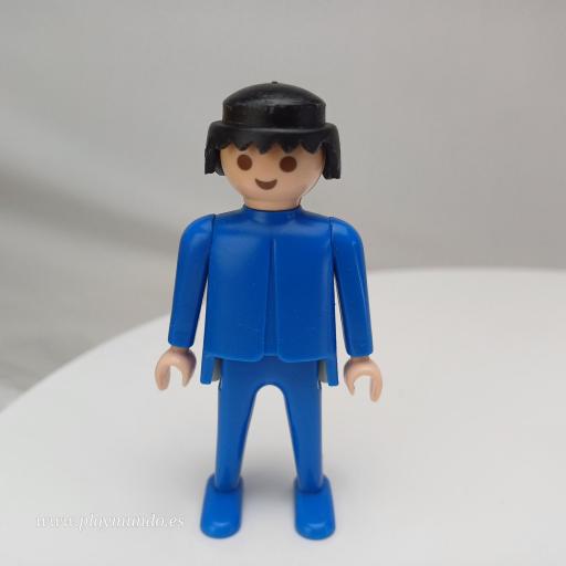 PLAYMOBIL MUÑECO CLICK AZUL MORENO