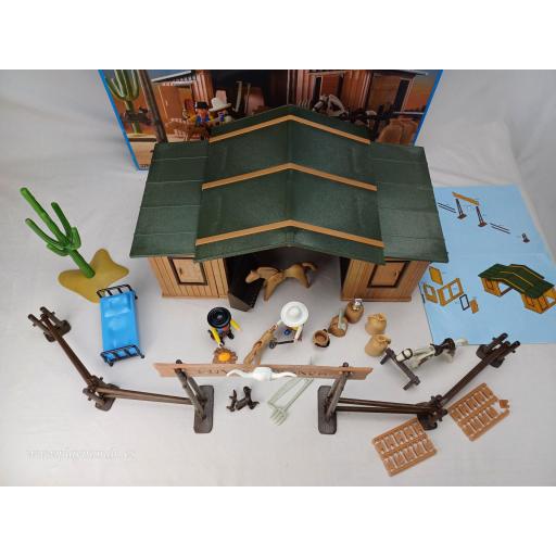 PLAYMOBIL 3768 SILVER RANCH OESTE WESTERN  (1987 - 1993) [1]