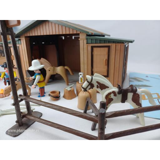 PLAYMOBIL 3768 SILVER RANCH OESTE WESTERN  (1987 - 1993) [3]
