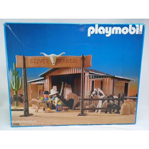 PLAYMOBIL 3768 SILVER RANCH OESTE WESTERN  (1987 - 1993) [4]