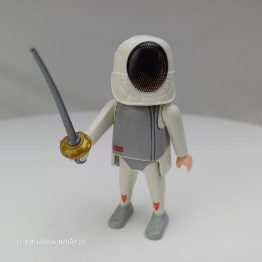 PLAYMOBIL MUÑECO CLICK ESGRIMA DEPORTES MOD094