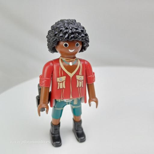 PLAYMOBIL MUÑECO CLICK con PISTOLA  MOD1008