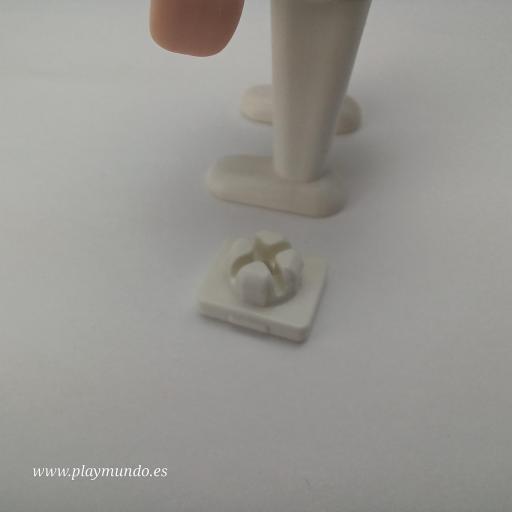 PLAYMOBIL PIEZA SYSTEM X UNION CONEXION BLANCA