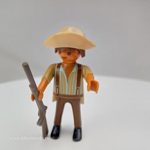 PLAYMOBIL  OESTE WESTERN VAQUERO BANDIDO  MOD038
