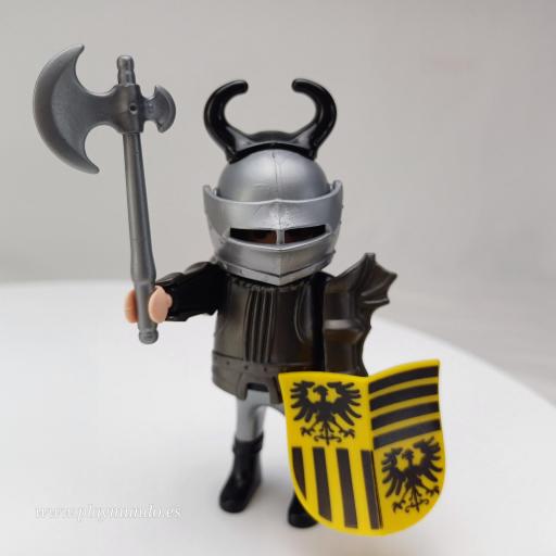 PLAYMOBIL GUERRERO CABALLERO MEDIEVAL MUÑECO CLICK  MOD1006