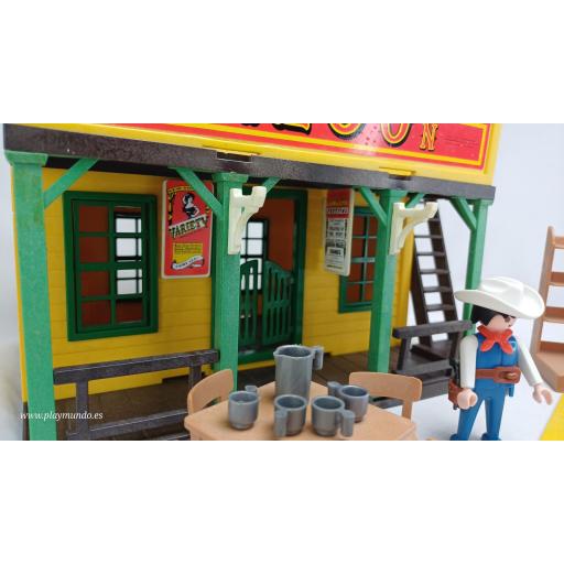 PLAYMOBIL 3461 SALOON OESTE WESTERN  (AÑO 1983 - 1993 ) [2]