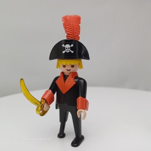 PLAYMOBIL CAPITAN PIRATA DEL BARCO 3550  