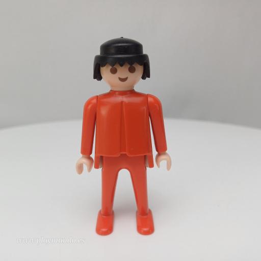 PLAYMOBIL  MUÑECO CLICK ROJO MORENO