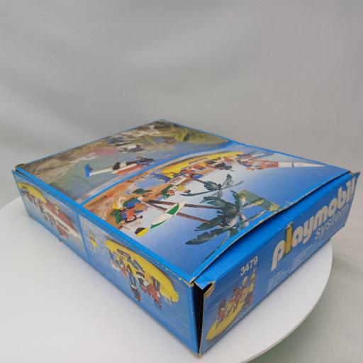 PLAYMOBIL 3479 SUBMARINISTAS CON LANCHA  (VERSION 1, AÑO 1984 - 1988) [6]