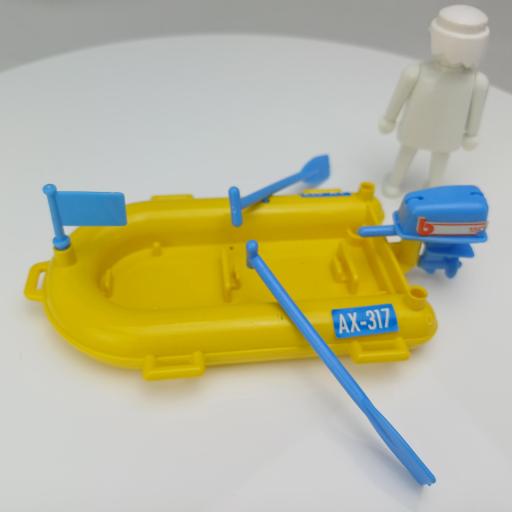 PLAYMOBIL LANCHA AMARILLA PRIMERA EPOCA