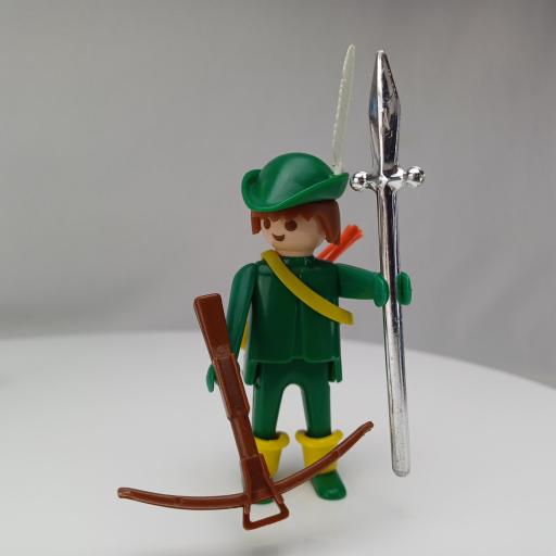 PLAYMOBIL 3337   ARQUERO VERDE MEDIEVAL (año 1976 - 1980)