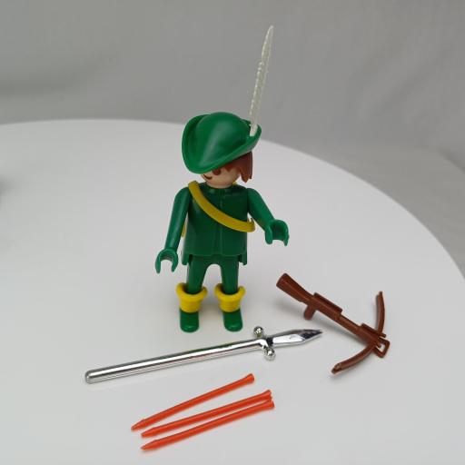 PLAYMOBIL 3337   ARQUERO VERDE MEDIEVAL (año 1976 - 1980) [1]